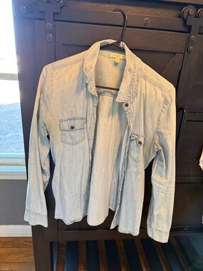 love, Fire Light Blue Denim Shirt
